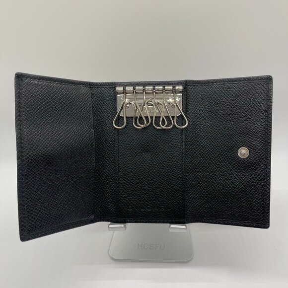 Bvlgari excellent condition authentic Key Case Black ring Made in Italy Bulgari - Picture 3 of 14